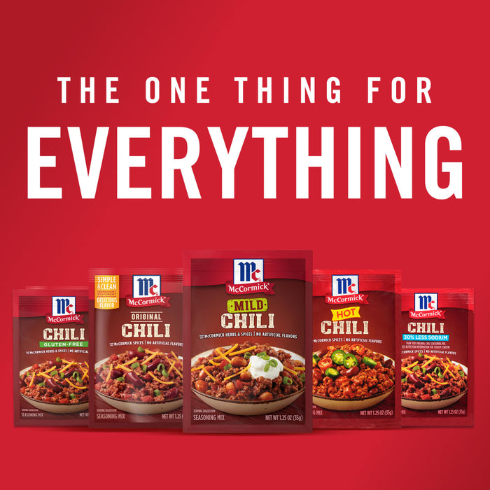McCormick® Mild Chili Seasoning Mix, 1.25 oz (6-Pack)