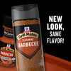 A bottle of McCormick Grill Mates Barbecue seasoning is featured with the text New Look Same Flavor!