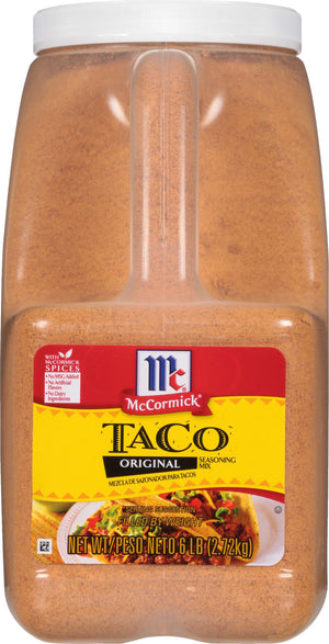 McCormick Culinary Original Taco Seasoning Mix, 6.0 lb