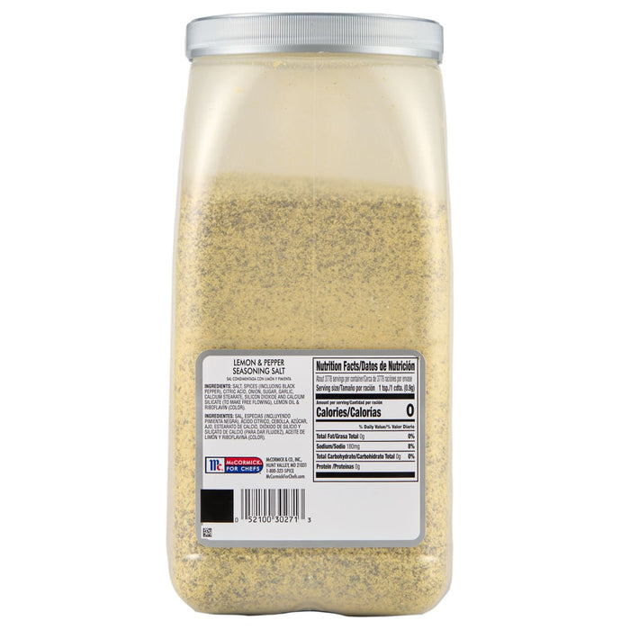 McCormick Culinary Lemon & Pepper Seasoning Salt, 7.5 lb