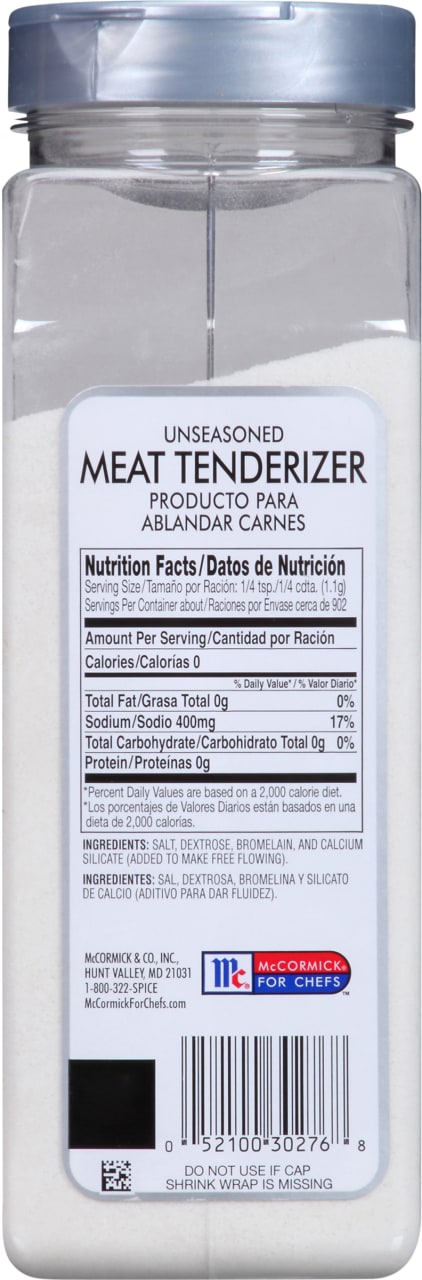 McCormick Culinary Unseasoned Meat Tenderizer, 35.0 oz