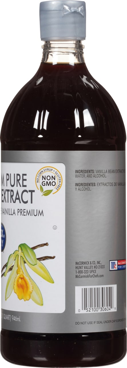 McCormick Culinary Pure Vanilla Extract, 32.0 fl oz