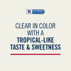 McCormick flavoring is clear in color with a tropical-like taste and sweetness.
