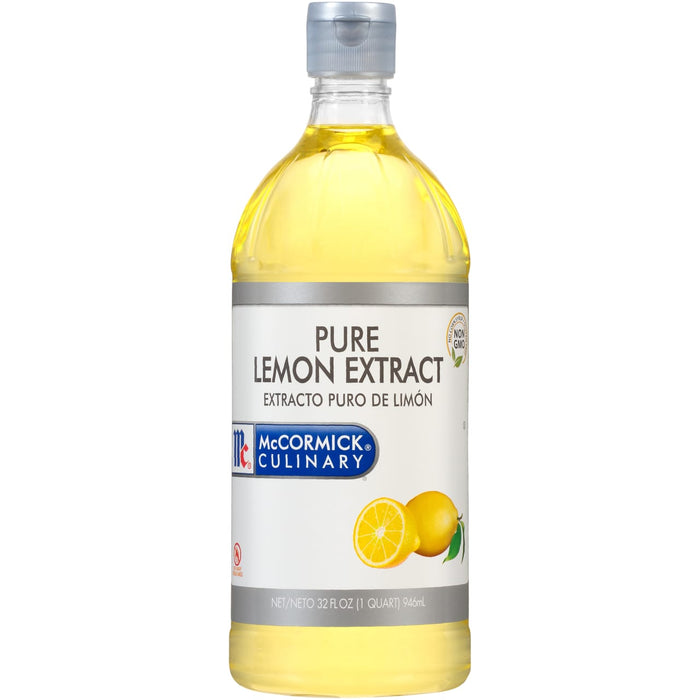 McCormick Culinary Pure Lemon Extract, 32.0 fl oz