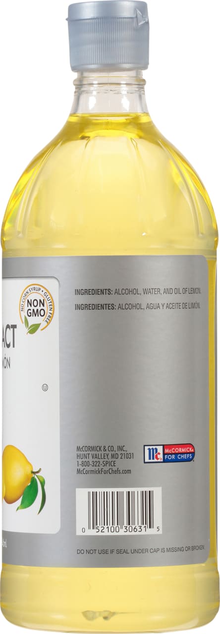 McCormick Culinary Pure Lemon Extract, 32.0 fl oz