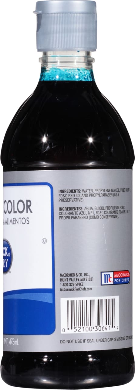 McCormick Culinary Blue Food Color, 16.0 fl oz