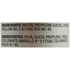 The ingredients list for Mccormick Culinary Egg Yellow Food Coloring 16 Oz is shown in both English and Spanish.