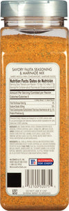McCormick Culinary Savory Fajita Seasoning & Marinade Mix, 24.0 oz