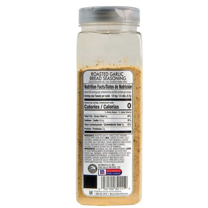 McCormick Culinary Roasted Garlic Bread Seasoning, 20.0 oz