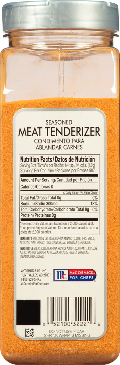 McCormick Culinary Seasoned Meat Tenderizer, 32.0 oz