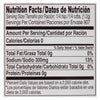 Nutrition facts label for a product with 0 calories 0g fat 300mg sodium 0g carbohydrates and 0g protein.