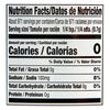 Nutrition facts label for a product with 0 calories 0g fat 180mg sodium 0g carbohydrates and 0g protein.