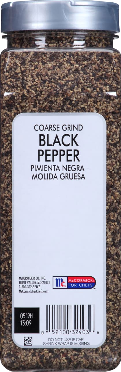 McCormick Culinary Coarse Grind Black Pepper, 1.0 lb