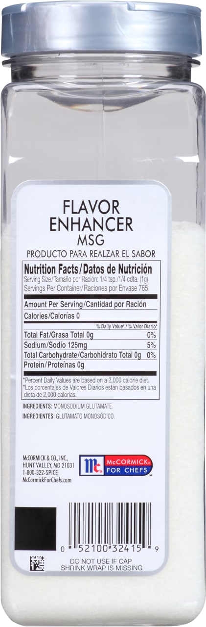 McCormick Culinary Flavor Enhancer MSG, 27.0 oz