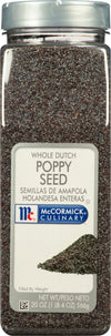 McCormick Culinary Whole Dutch Poppy Seed, 20.0 oz