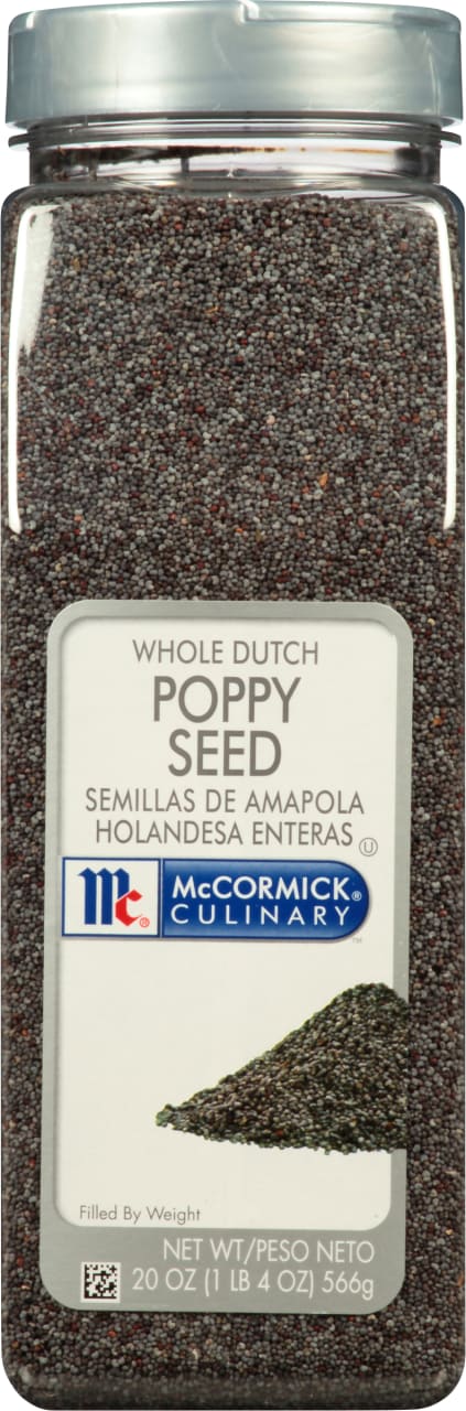 McCormick Culinary Whole Dutch Poppy Seed, 20.0 oz