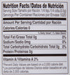 Nutrition facts label for a product with 0 calories 0 grams of fat 0 milligrams of sodium 0 grams of carbohydrates and 0 grams of protein.