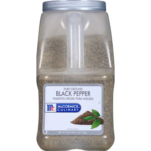 McCormick Culinary Pure Ground Black Pepper, 5.0 lb