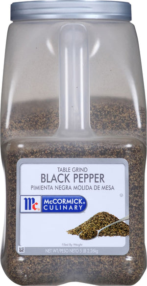 McCormick Culinary Table Grind Black Pepper, 5.0 lb