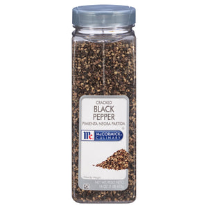 McCormick Culinary Cracked Black Pepper, 16.0 oz