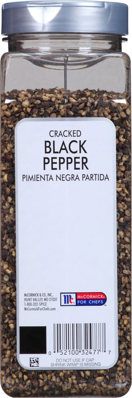 McCormick Culinary Cracked Black Pepper, 16.0 oz