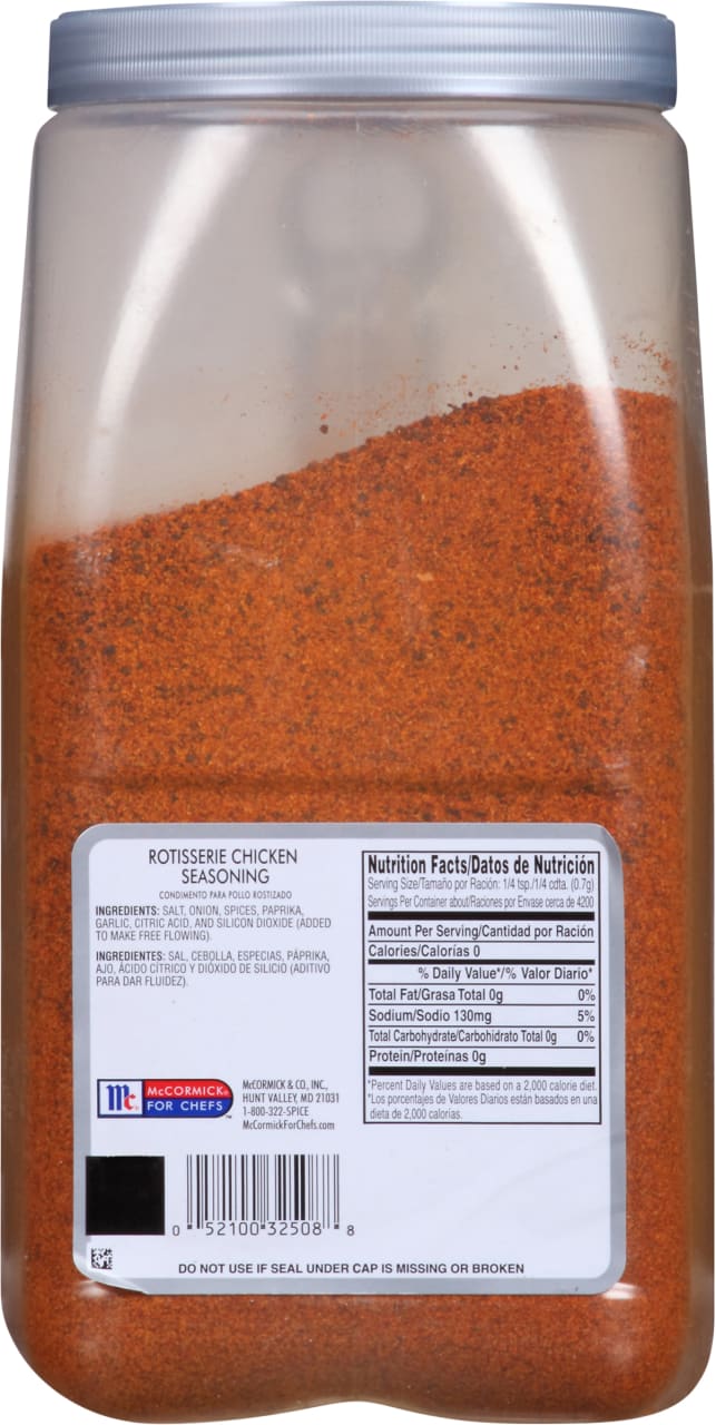 McCormick Culinary Rotisserie Chicken Seasoning, 6.5 lb