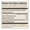 Nutrition facts label for a product with 0 calories 0g fat 55mg sodium 0g carbohydrates and 0g protein.