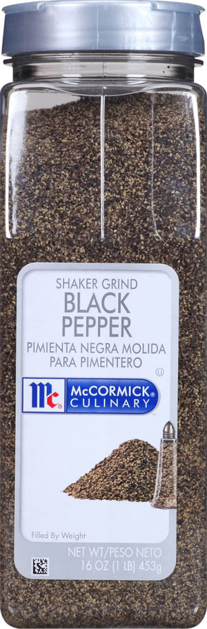 McCormick Culinary Shaker Grind Black Pepper, 16.0 oz