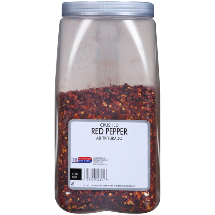 McCormick Culinary Crushed Red Pepper, 3.25 lb