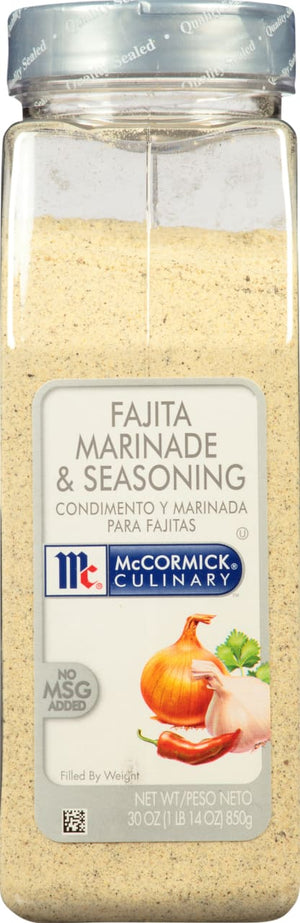 McCormick Culinary Fajita Marinade & Seasoning, 30.0 oz