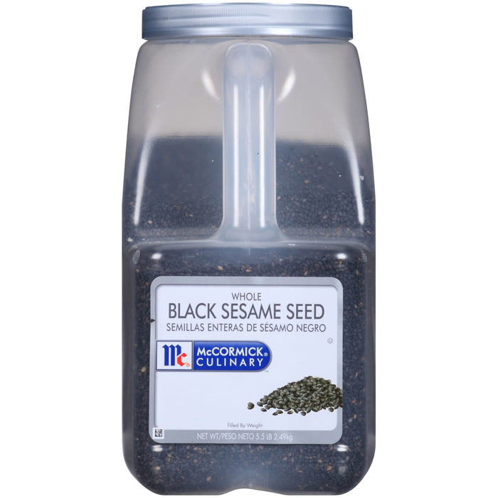 McCormick Culinary Whole Black Sesame Seed, 5.5 lb