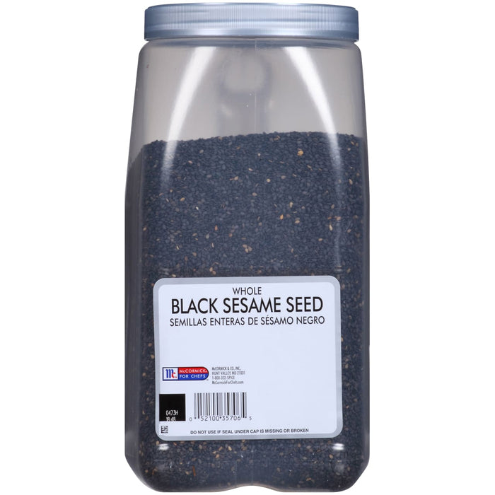 McCormick Culinary Whole Black Sesame Seed, 5.5 lb