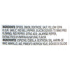 A list of ingredients for a seasoning blend including spices onion dextrose salt yellow corn flour garlic red bell pepper silicon dioxide red pepper citric acid jalapeno pepper paprika and natural flavor.