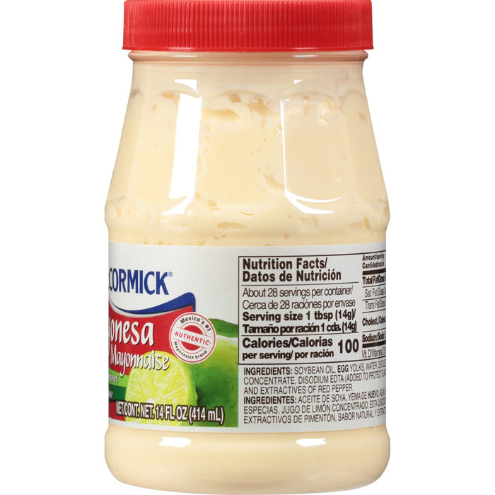 McCormick® Mayonesa (Mayonnaise) With Lime Juice, 14 fl oz
