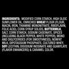 The ingredients list for Mccormick Peppered Gravy Mix Country 2.64 Oz is displayed in white text on a black background.