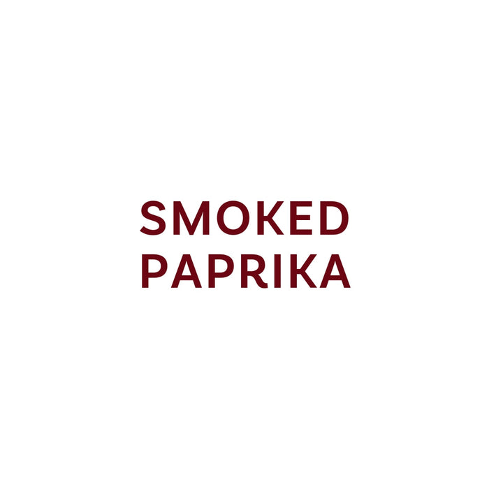 A white background features the product name Mccormick Gourmet Smoked Paprika Organic 1.62 Oz in dark red lettering.