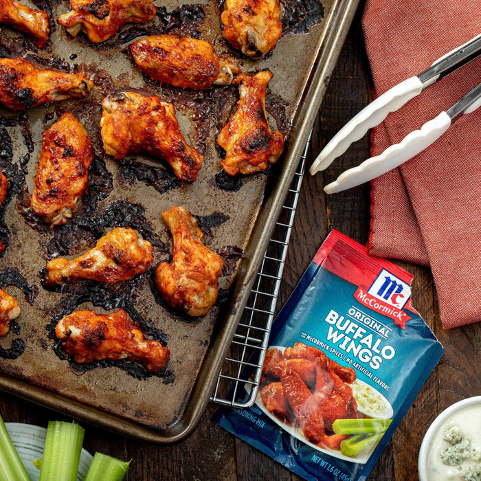 McCormick® Original Buffalo Wings Seasoning Mix, 1.6 oz (6-Pack)