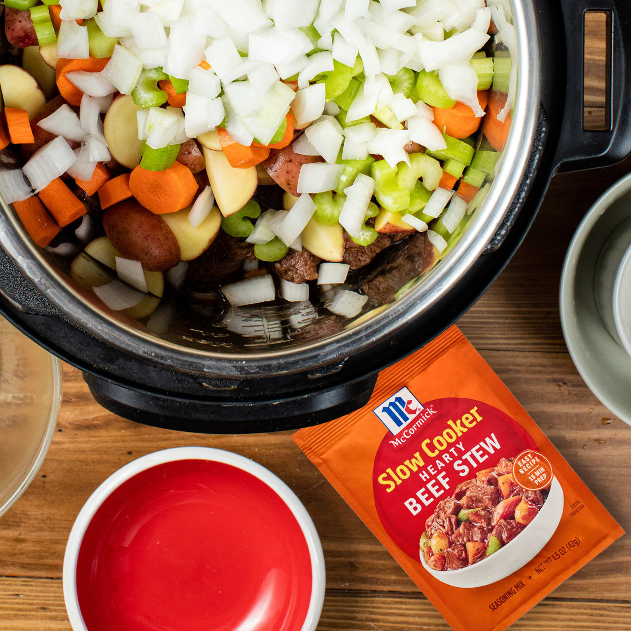 crock pot savory herb chicken seasoning mix 1.5 oz Slow Cooker Hearty Beef Stew Seasoning Mix