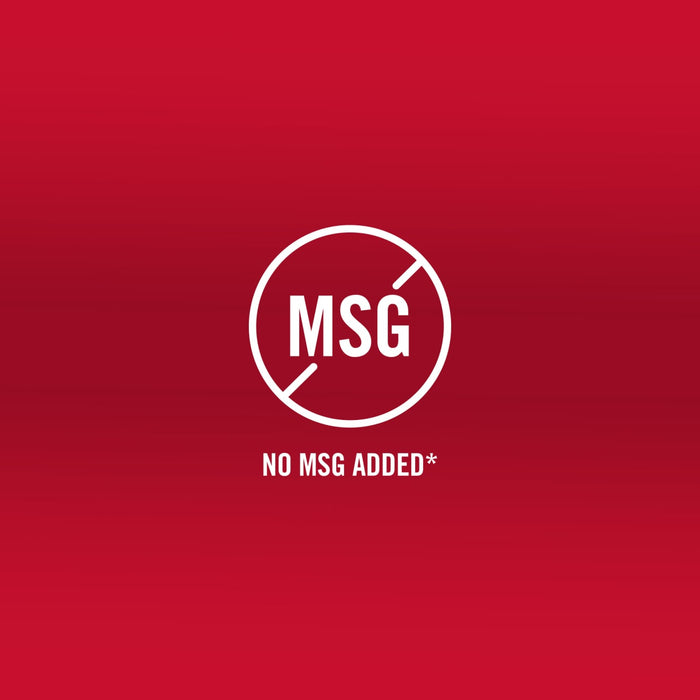 The logo indicates that the product has no MSG added.