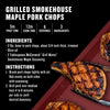 Grilled Smokehouse Maple Pork Chops recipe featuring McCormick Grill Mates Smokehouse Maple Seasoning.