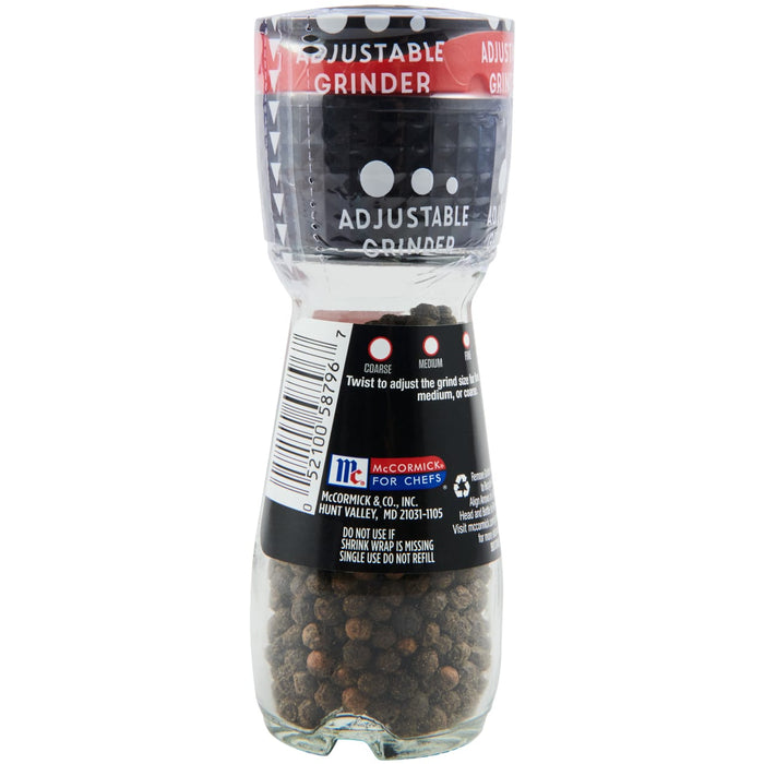 McCormick Culinary Black Peppercorn Grinder, 1.24 oz