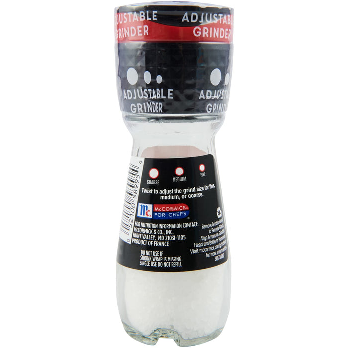 McCormick Culinary Sea Salt Grinder, 2.12 oz