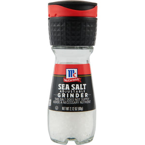 McCormick Culinary Sea Salt Grinder, 2.12 oz