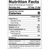 A nutrition facts infographic for Mccormick Salt Sea 2.12 Oz showing zero calories and 540 milligrams of sodium per serving.