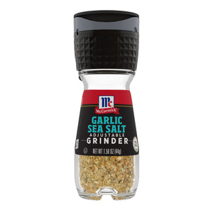 McCormick Garlic Sea Salt Grinder, 1.58 OZ