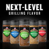 Five bottles of McCormick Grill Mates seasonings are displayed with the text Next-Level Grilling Flavor above them.