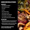 A recipe image for Garden Herb Grilled Veggies featuring McCormick Grill Mates Garden Vegetable Seasoning along with preparation and cooking times servings and ingredient count.