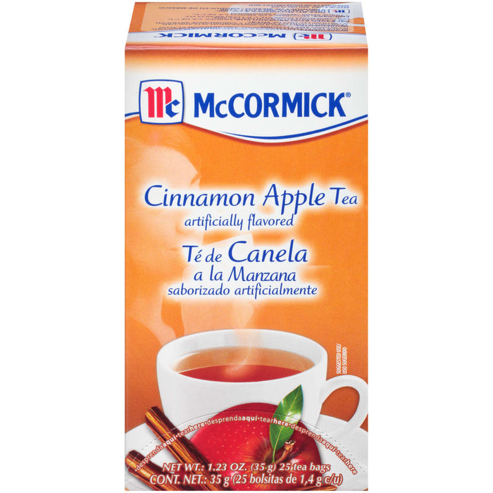 McCormick® Cinnamon Apple Tea 25 Count Box, 1.23 oz