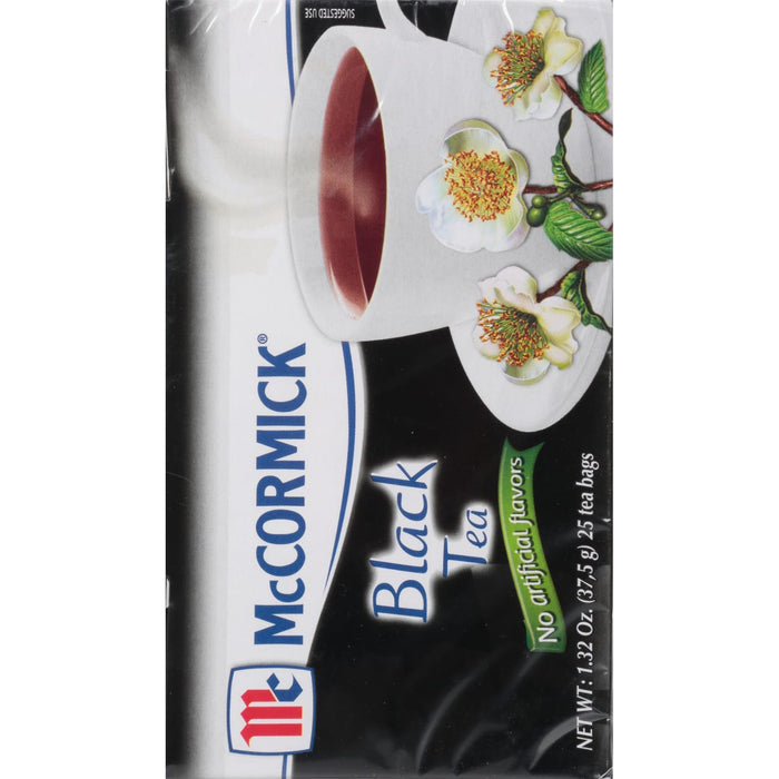 McCormick® 25 Count Box Black Tea Bags, 1.32 oz