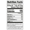 This infographic displays the nutrition facts for Mccormick Regular Hollandaise Sauce Mix Envelope 1.25 Oz, showing 15 calories and 80 milligrams of sodium per serving.